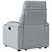 Poltrona Reclinante Alzapersona Elettrica Grigio Chiaro Tessuto - Foto miniatura 7