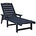 Lettini Prendisole 2 pcs Blu Navy 162x53x98.5 cm HDPE - Foto miniatura 1