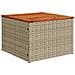 Set Divano da Giardino 8 pz con Cuscini Beige in Polyrattan - Foto miniatura 5