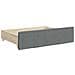Divano Letto Estraibile Cassetti Grigio Scuro 80x200cm Tessuto - Foto miniatura 6