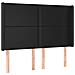 Giroletto a Molle con Materasso e LED Nero 140x200cm Similpelle - Foto miniatura 7