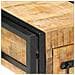 Comodino 40x40x40 cm Legno massello di mango - Foto miniatura 8