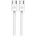 Cavo Dati E Ricarica Usb-c To Usb-c Q28 6a 60w 1 Metro White Per Smartphone Tablet - Foto miniatura 4