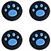 Set Di 4 Protezioni Joystick Paradise Switch 2 - Copri-levette In Silicone A Forma Di Zampa Di Gatto Blue+black - Foto miniatura 1
