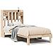 Letto Libreria senza Materasso 90x190 cm Legno Massello Pino - Foto miniatura 1