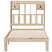 Letto Libreria senza Materasso 90x190 cm Legno Massello Pino - Foto miniatura 4