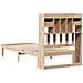 Letto Libreria senza Materasso 90x190 cm Legno Massello Pino - Foto miniatura 6