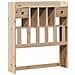 Letto Libreria senza Materasso 90x190 cm Legno Massello Pino - Foto miniatura 7