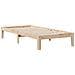Letto Libreria senza Materasso 90x190 cm Legno Massello Pino - Foto miniatura 8