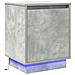 Armadio da Notte con 2 pcs Grigio cemento 39 x 34.5 x 50 cm - Foto miniatura 7