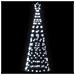 Albero di Natale a LED 200 LED Bianco Freddo 182 cm - Foto miniatura 3