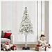 Albero di Natale con 300 LED Bianco 210 cm PE e Acciaio - Foto miniatura 2