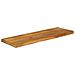 Piano Tavolo Bordi Vivi 100x40x3,8cm in Legno Massello di Mango - Foto miniatura 2