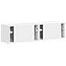 Mobile TV da parete 2 pcs Bianco 60 x 31 x 29.5 cm - Foto miniatura 9