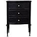 Tavolo Con 3 Cassetti In Metallo Invecchiato Nero 46x36x68 - Foto miniatura 2