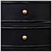 Tavolo Con 3 Cassetti In Metallo Invecchiato Nero 46x36x68 - Foto miniatura 7