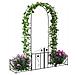 Arco da Giardino con blocco Nero 203 x 50 x 218 cm - Foto miniatura 3