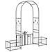 Arco da Giardino con blocco Nero 203 x 50 x 218 cm - Foto miniatura 8