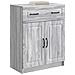 Credenza Grigio Sonoma 66 x 34,5 x 87 cm Legno ingegnerizzato - Foto miniatura 2
