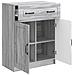Credenza Grigio Sonoma 66 x 34,5 x 87 cm Legno ingegnerizzato - Foto miniatura 3