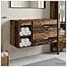 Set di mobili per il bagno 2 pcs Legno antico - Foto miniatura 5