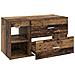Set di mobili per il bagno 2 pcs Legno antico - Foto miniatura 3