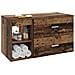 Set di mobili per il bagno 2 pcs Legno antico - Foto miniatura 6