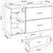 Set di mobili per il bagno 2 pcs Legno antico - Foto miniatura 8