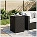 Tavolo laterale Nero polyrattan - Foto miniatura 2