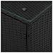 Tavolo laterale Nero polyrattan - Foto miniatura 5