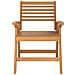 Sedie da Giardino 2 pz 58x58x87 cm Legno Massello di Acacia - Foto miniatura 4