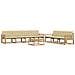 Set di divani da esterno 8 pcs Bianco e Beige - Foto miniatura 1