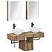 Set di Armadi da Bagno 5 pcs Rovere Artigianale - Foto miniatura 1