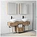 Set di Armadi da Bagno 5 pcs Rovere Artigianale - Foto miniatura 4