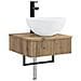 Set di Armadi da Bagno 5 pcs Rovere Artigianale - Foto miniatura 5