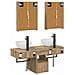 Set di Armadi da Bagno 5 pcs Rovere Artigianale - Foto miniatura 8