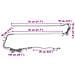 Striscia LED 110 cm Multicolore PVC - Foto miniatura 6