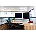 Braccio Serie HX da Scrivania a Doppio Monitor 32" Portata Max 7.9 Kg Bianco - Foto miniatura 2
