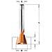 Fresa X Incastri 14 Gr. Hw S=6 D=12.7x12.7x52.5 Dx 718.127.11 - Foto miniatura 1