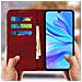 Custodia Huawei P30 Lite Portacarte Funzione Supporto Rosso - Foto miniatura 4