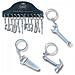 Portachiavi Anello Attrezzi Pz. 12 - Foto miniatura 1