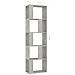 Libreria /Divisorio Grigio Cemento 45x24x159cm Legno Multistrato - Foto miniatura 7