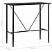 Tavolo Da Bar Nero 120x60x110 Cm In Mdf - Foto miniatura 6