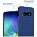 Custodia Compatibile Con Samsung Galaxy S10 In Blu Scuro - Coperchio Protettivo Ibrido Con Silicone Tpu All'interno E 2 Pezzi Di Plastica All'esterno - Foto miniatura 3