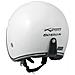 Casco Moto Jet Omologato Ece 22-05 Bianco Custom Scooter Naked Style Tg. xs - Foto miniatura 3