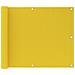 Paravento Da Balcone Giallo 75x600 Cm In Hdpe - Foto miniatura 1