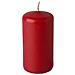 17987 candela di cera Cilindro Rosso 8 pz - Foto miniatura 2