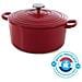 Pentole Bk H6072.528 Casseruola In Ghisa Bk Bourgogne - Rotonda - 28 Cm - 6.7l - Rivestimento Smaltato - Coperchio Con Anelli - Foto miniatura 1
