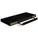 Scaffali A Parete 4 Pz Nero Lucido 60x23,5x3,8 Cm In Mdf - Foto miniatura 8