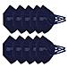 10 X Kn95 Ce 2834 Mascherine / Ffp2 Maschera 5 Strati Filtro Respiratore Mascherina Protezione - Blu Navy - Foto miniatura 1